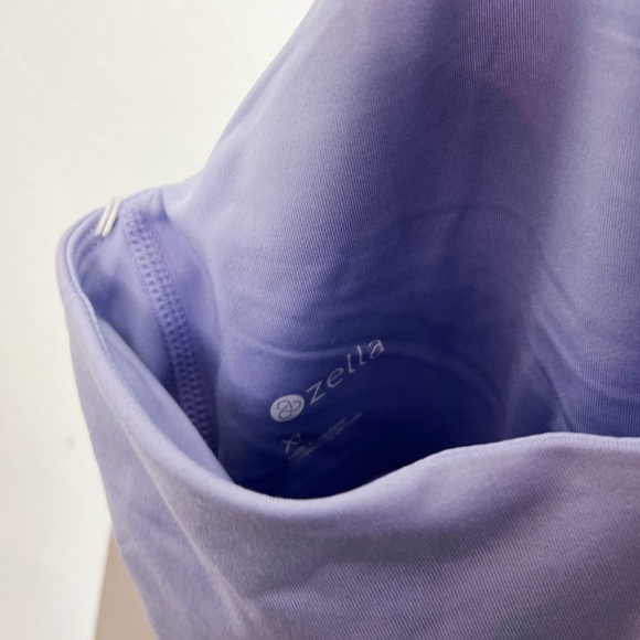 NWT Zella Live in Active Mini Dress w/ Shorts in Blue Thistle (Purple) - Picture 5 of 7